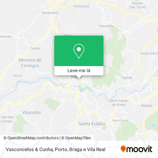 Vasconcelos & Cunha mapa