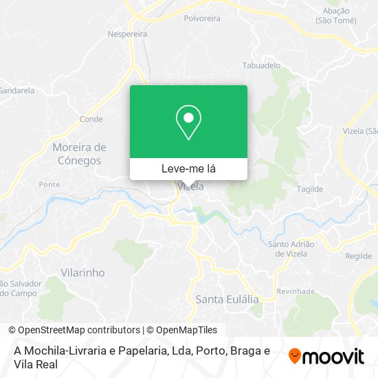 A Mochila-Livraria e Papelaria, Lda mapa