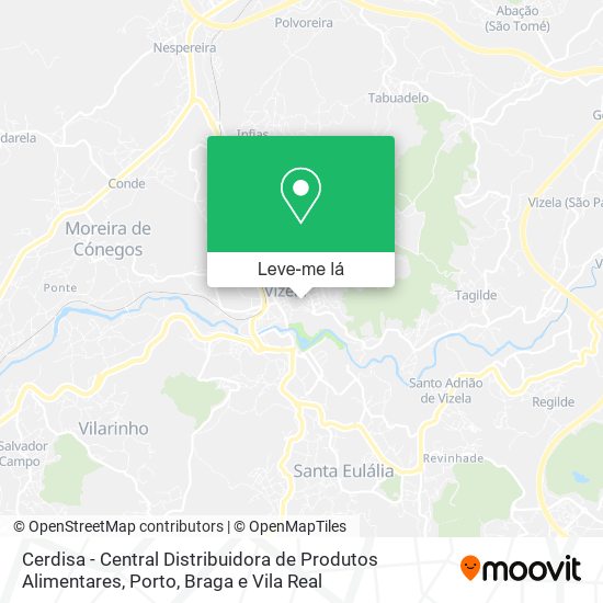 Cerdisa - Central Distribuidora de Produtos Alimentares mapa