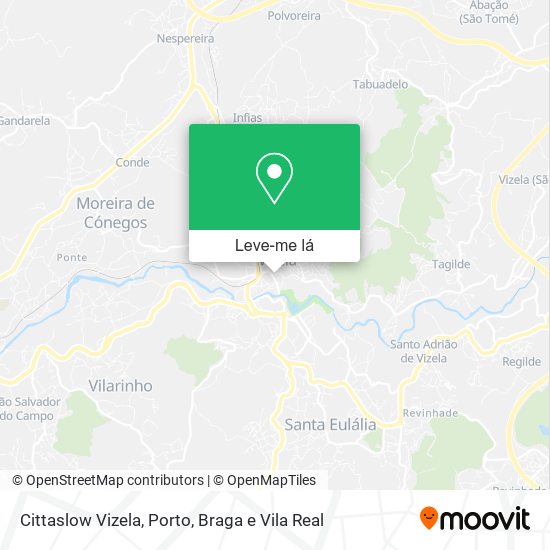 Cittaslow Vizela mapa