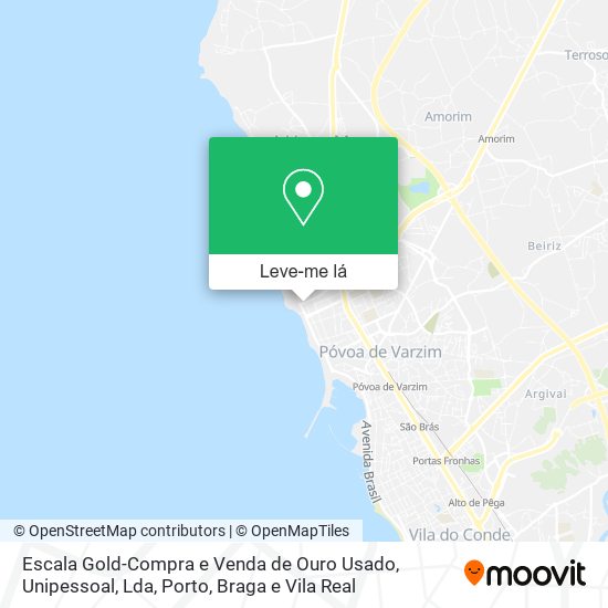 Escala Gold-Compra e Venda de Ouro Usado, Unipessoal, Lda mapa