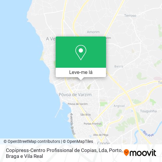 Copipress-Centro Profissional de Copias, Lda mapa