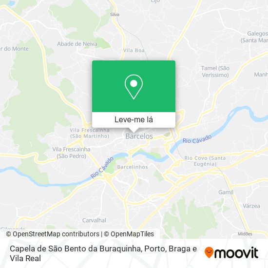 Capela de São Bento da Buraquinha mapa