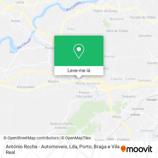 António Rocha - Automoveis, Lda mapa