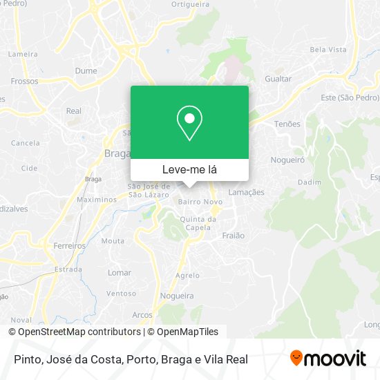Pinto, José da Costa mapa