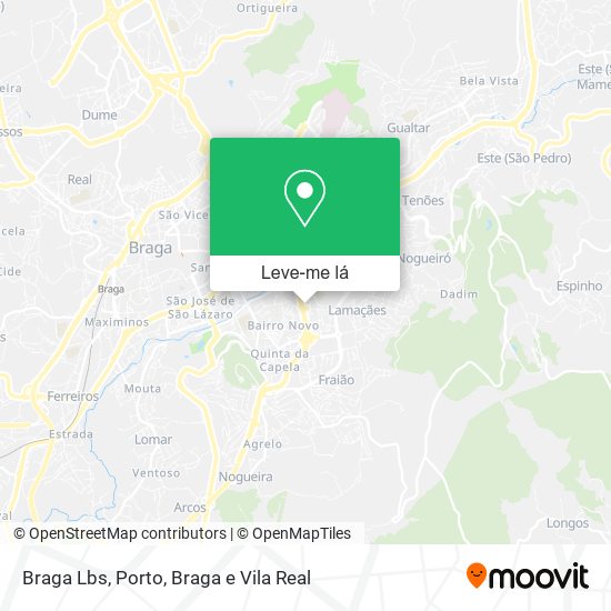 Braga Lbs mapa