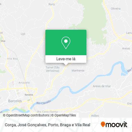 Corga, José Gonçalves mapa