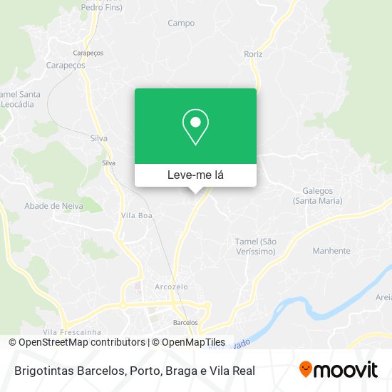 Brigotintas Barcelos mapa