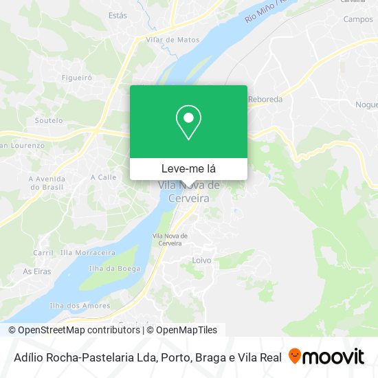 Adílio Rocha-Pastelaria Lda mapa