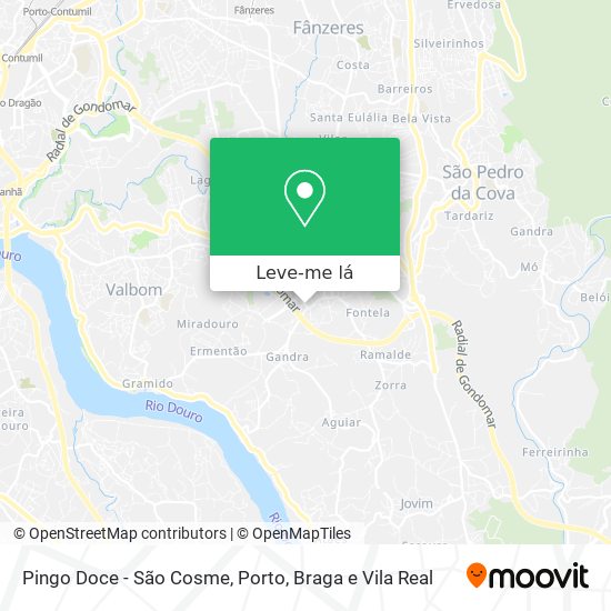 Pingo Doce - São Cosme mapa