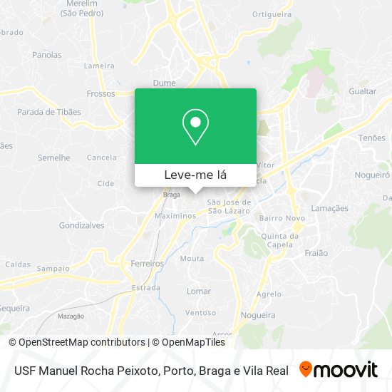 USF Manuel Rocha Peixoto mapa
