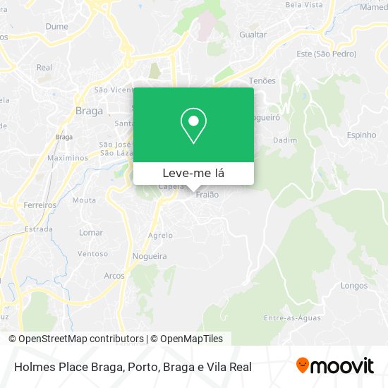 Holmes Place Braga mapa