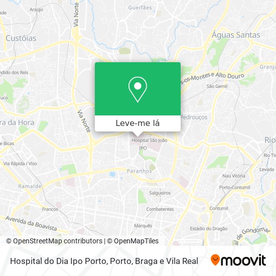 Hospital do Dia Ipo Porto mapa