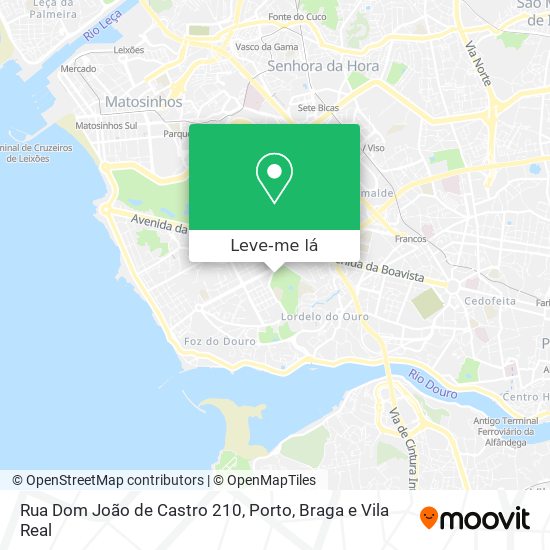 Rua Dom João de Castro 210 mapa