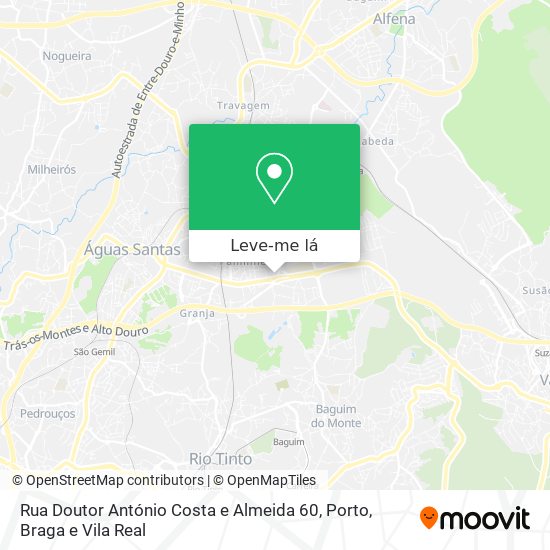 Rua Doutor António Costa e Almeida 60 mapa