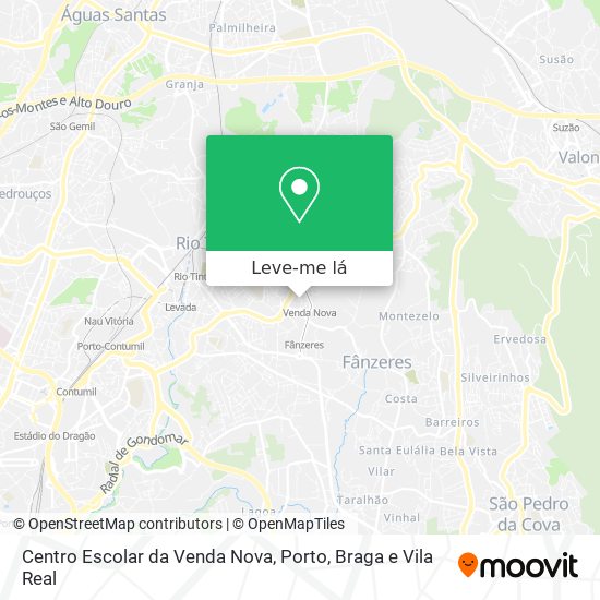 Centro Escolar da Venda Nova mapa