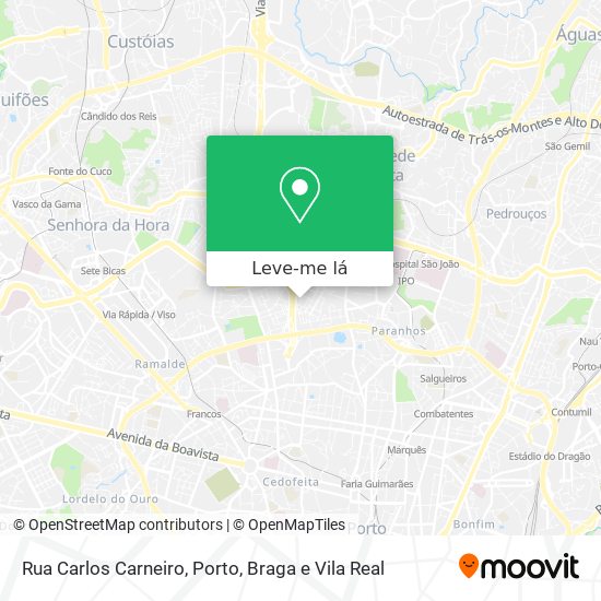 Rua Carlos Carneiro mapa