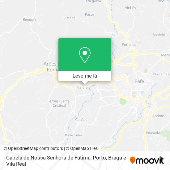 Capela de Nossa Senhora de Fátima mapa