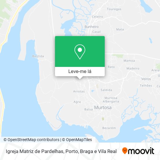 Igreja Matriz de Pardelhas mapa