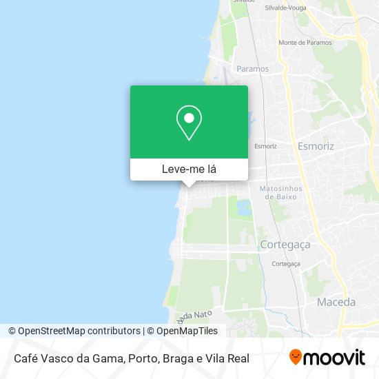 Café Vasco da Gama mapa
