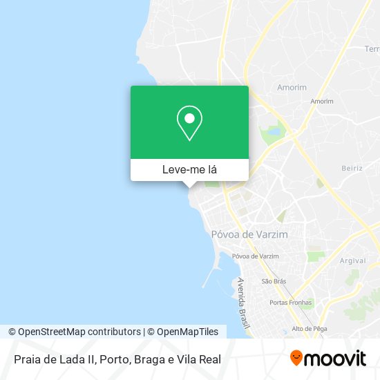 Praia de Lada II mapa