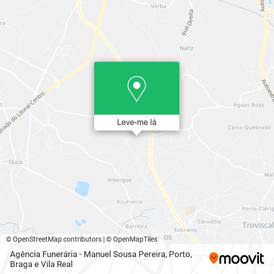 Agência Funerária - Manuel Sousa Pereira mapa