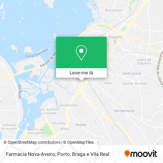Farmacia Nova-Aveiro mapa