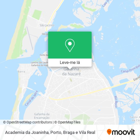 Academia da Joaninha mapa