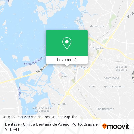 Dentave - Clínica Dentária de Aveiro mapa