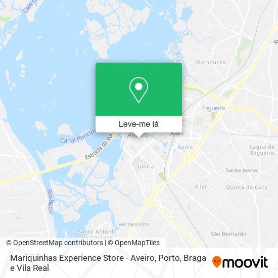 Mariquinhas Experience Store - Aveiro mapa