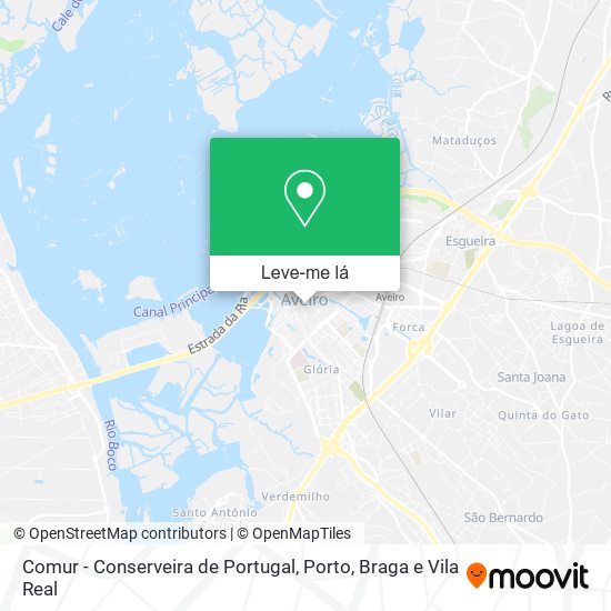 Comur - Conserveira de Portugal mapa