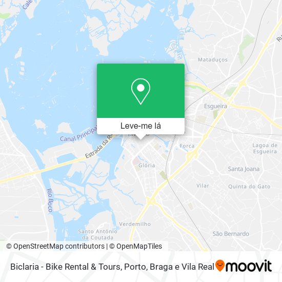 Biclaria - Bike Rental & Tours mapa