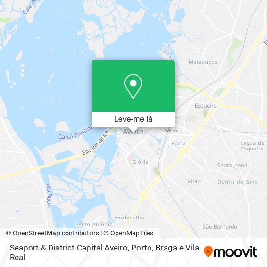 Seaport & District Capital Aveiro mapa