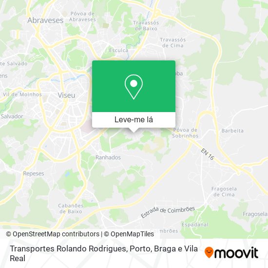 Transportes Rolando Rodrigues mapa