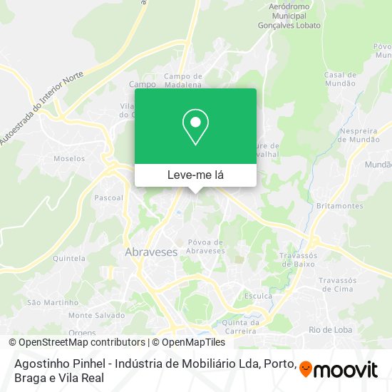 Agostinho Pinhel - Indústria de Mobiliário Lda mapa