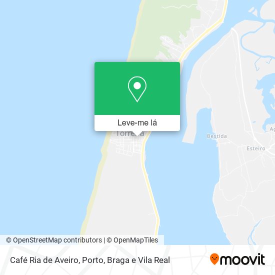 Café Ria de Aveiro mapa