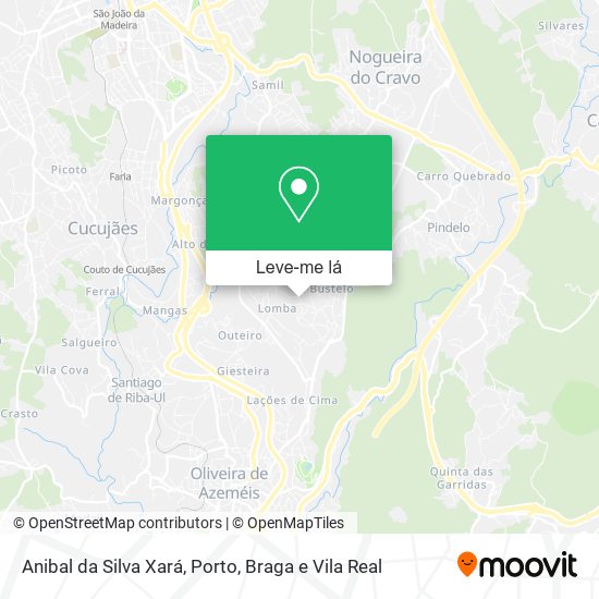 Anibal da Silva Xará mapa