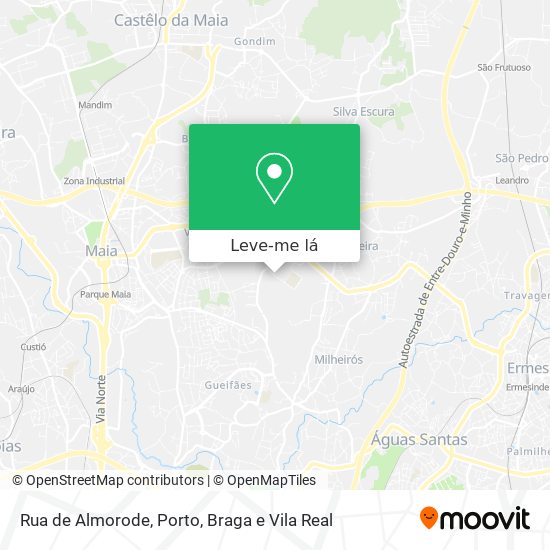 Rua de Almorode mapa