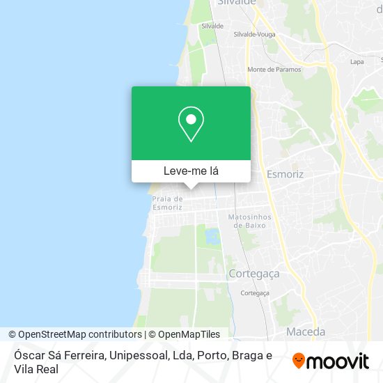 Óscar Sá Ferreira, Unipessoal, Lda mapa