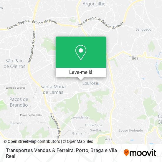 Transportes Vendas & Ferreira mapa