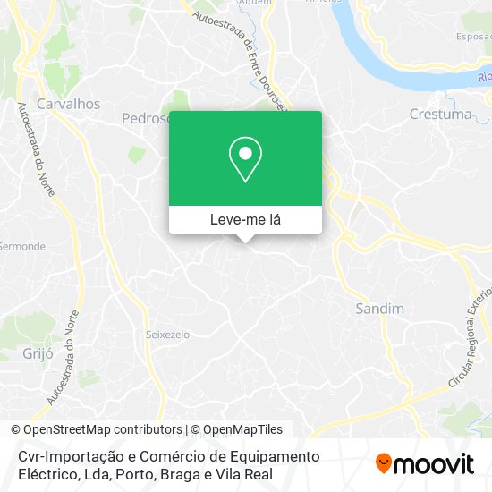 Cvr-Importação e Comércio de Equipamento Eléctrico, Lda mapa