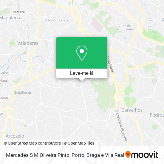 Mercedes S M Oliveira Pinto mapa