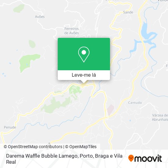 Darema Waffle Bubble Lamego mapa