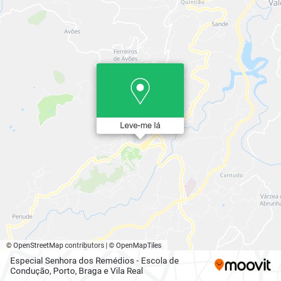 Especial Senhora dos Remédios - Escola de Condução mapa