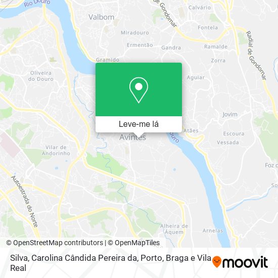 Silva, Carolina Cândida Pereira da mapa