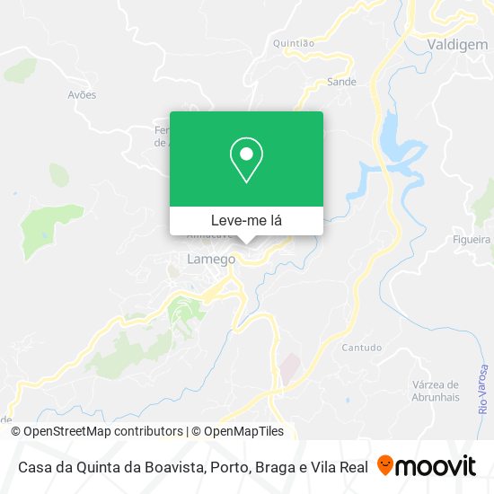 Casa da Quinta da Boavista mapa