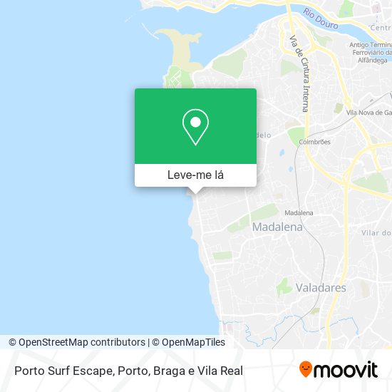 Porto Surf Escape mapa