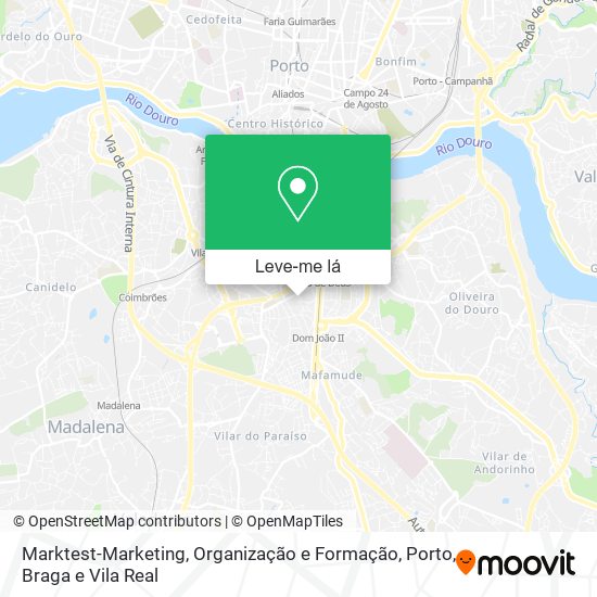 Marktest-Marketing, Organização e Formação mapa