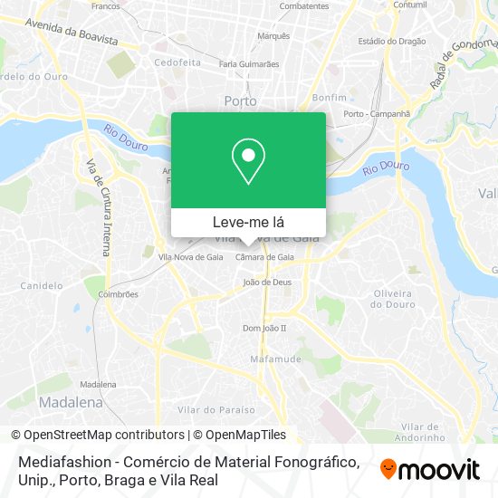 Mediafashion - Comércio de Material Fonográfico, Unip. mapa