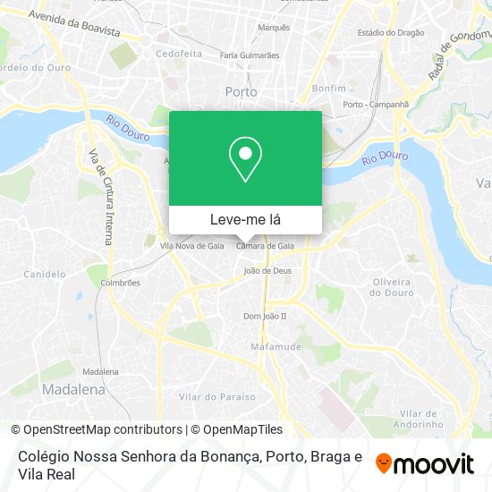 Colégio Nossa Senhora da Bonança mapa